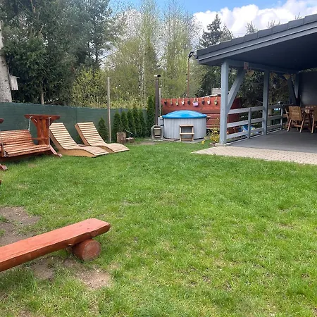 Villa Mazury Dom Oskar Nad Jeziorem Sasek Wielki Z Jakuzzi Szczytno (Warmian-Masurian)