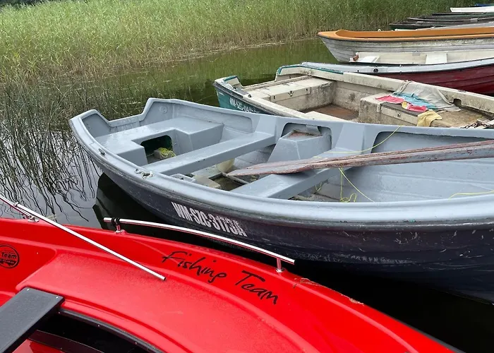 Mazury Dom Oskar Nad Jeziorem Sasek Wielki Z Jakuzzi * Szczytno (Warmian-Masurian)