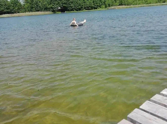 Villa Mazury Dom Oskar Nad Jeziorem Sasek Wielki Z Jakuzzi Szczytno (Warmian-Masurian)