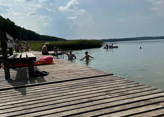 Mazury Dom Oskar Nad Jeziorem Sasek Wielki Z Jakuzzi Szczytno (Warmian-Masurian)